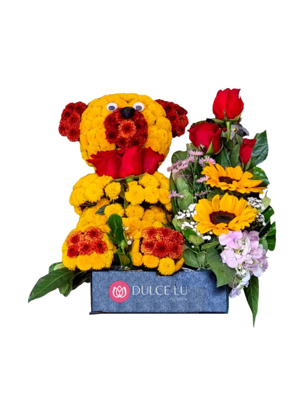 Arreglo Osito de Flores Dulce Lu